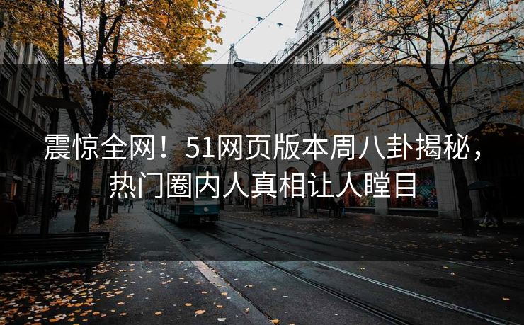 震惊全网！51网页版本周八卦揭秘，热门圈内人真相让人瞠目